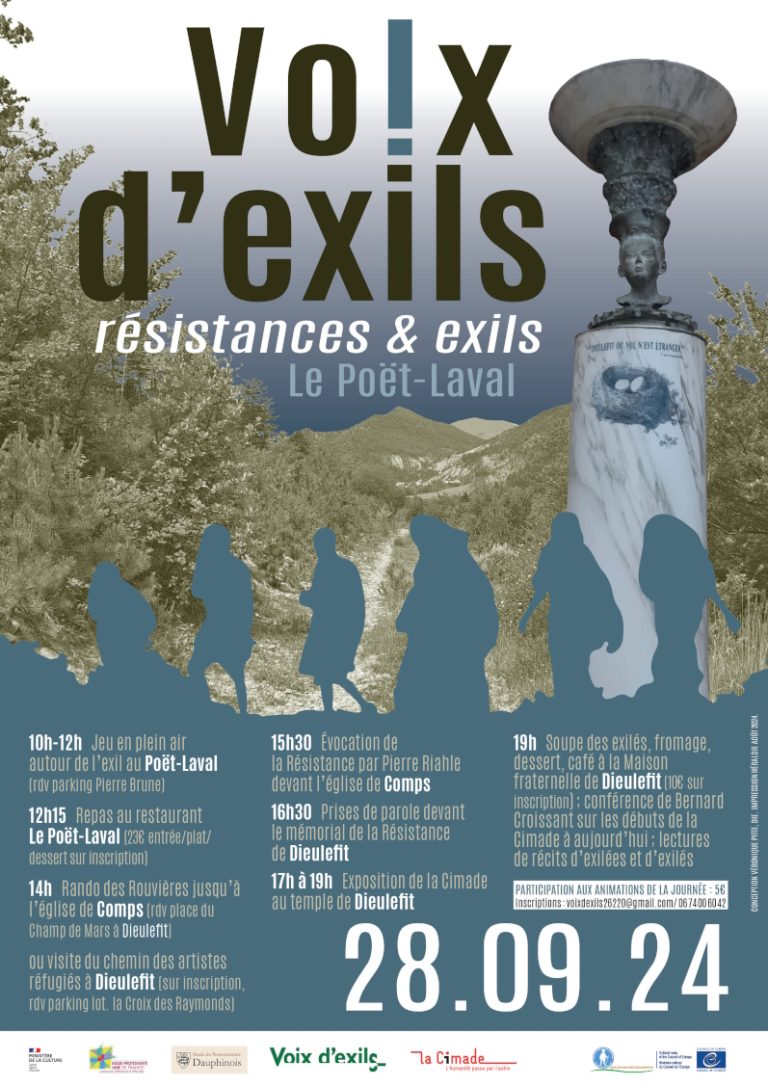 Journée Voix d'exils, Poët Laval, Dieulefit 28/09/2024