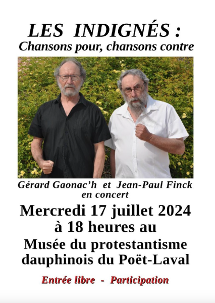 Affiche 17:07:24 Chansons pour et contre