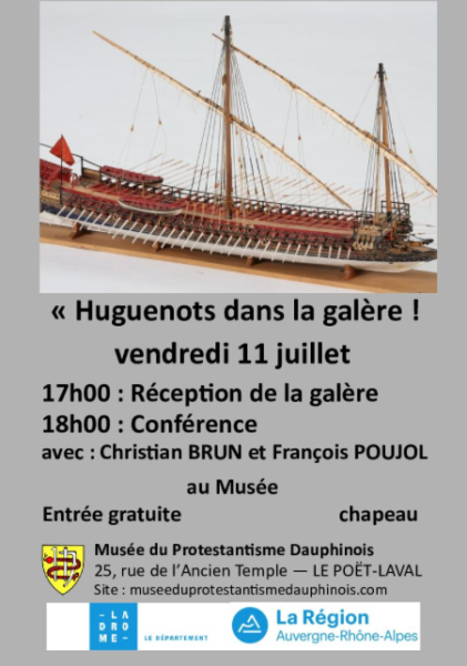Affiche Huguenots dans la galère