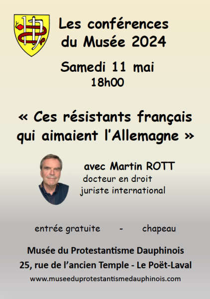 Conférence 11 mai résistants aimaient Allemagne