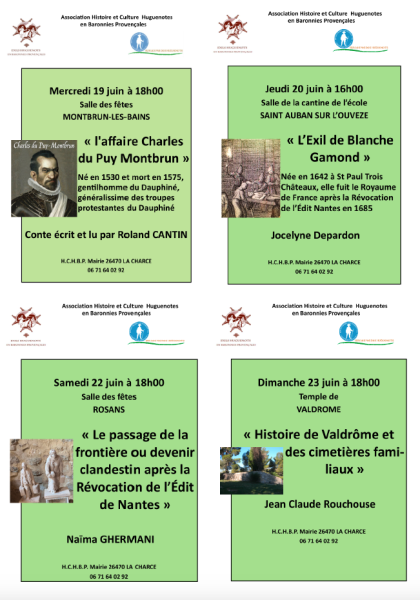 Histoires huguenotes